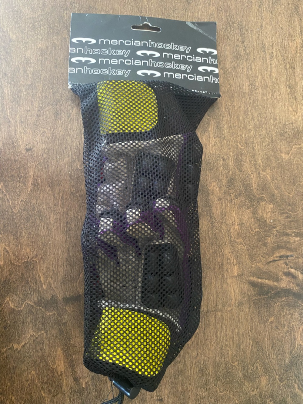 Mercian Super Pro Field Hockey Gloves – X-Small – Purple & Yellow